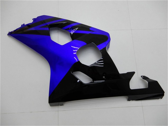 Beste Suzuki GSXR 600/750 Motorrad Verkleidung 2004-2005 - Blau Glanzendes Schwarz