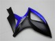 Beste Suzuki GSXR 600/750 Motorrad Verkleidung 2006-2007 - Blau Matt Schwarz