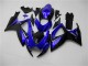 Beste Suzuki GSXR 600/750 Motorrad Verkleidung 2006-2007 - Blau Glanzendes Schwarz