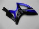Beste Suzuki GSXR 600/750 Motorrad Verkleidung 2006-2007 - Blau Glanzendes Schwarz