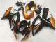 Beste Suzuki GSXR 600/750 Motorrad Verkleidung 2006-2007 - Orange Glanzendes Schwarz