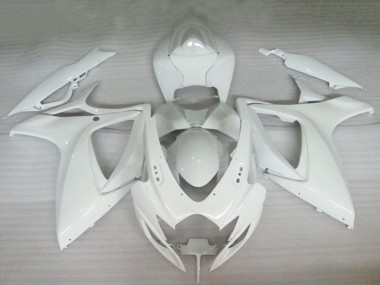 Beste Suzuki GSXR 600/750 Motorrad Verkleidung 2006-2007 - Perl Weiss
