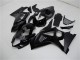 Beste Suzuki GSXR 1000 Motorrad Verkleidung 2007-2008 - Glanzendes Schwarz Matt Schwarz Kein Aufkleber