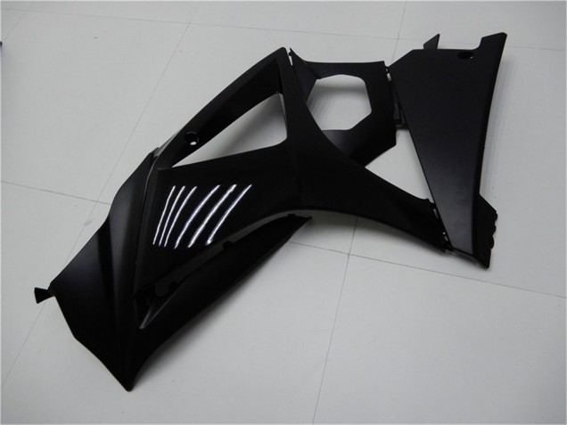 Beste Suzuki GSXR 1000 Motorrad Verkleidung 2007-2008 - Glanzendes Schwarz Matt Schwarz Kein Aufkleber