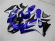 Beste Suzuki GSXR 1000 Motorrad Verkleidung 2007-2008 - Weiss Blau Schwarz Kein Aufkleber