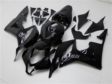 Beste Honda CBR600RR Motorrad Verkleidung 2007-2008 - Glanzendes Schwarz