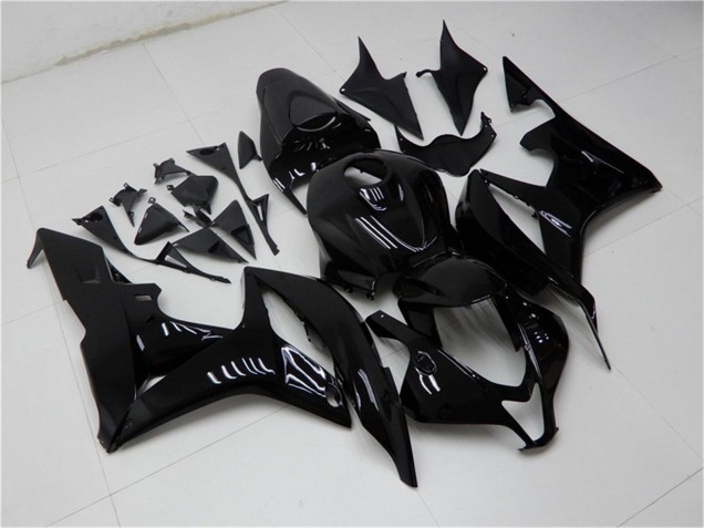 Beste Honda CBR600RR Motorrad Verkleidung 2007-2008 - Glanzendes Schwarz