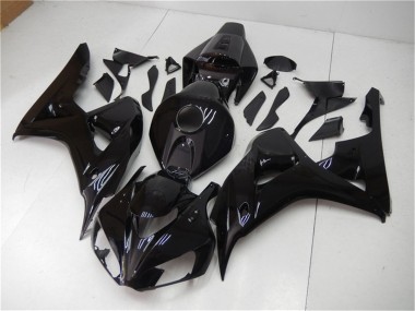 Beste Honda CBR1000RR Motorrad Verkleidung 2006-2007 - Glanzendes Schwarz