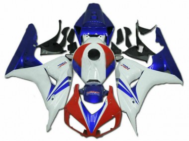 Beste Honda CBR1000RR Motorrad Verkleidung Kit 2006-2007 - Weiss Rot Blau HRC