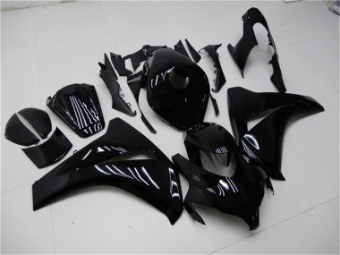 Beste Honda CBR1000RR Motorrad Verkleidung Kit 2008-2011 - Glanzendes Schwarz