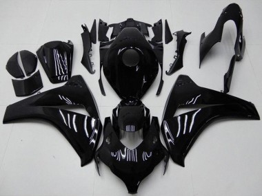 Beste Honda CBR1000RR Motorrad Verkleidung Kit 2008-2011 - Glanzendes Schwarz
