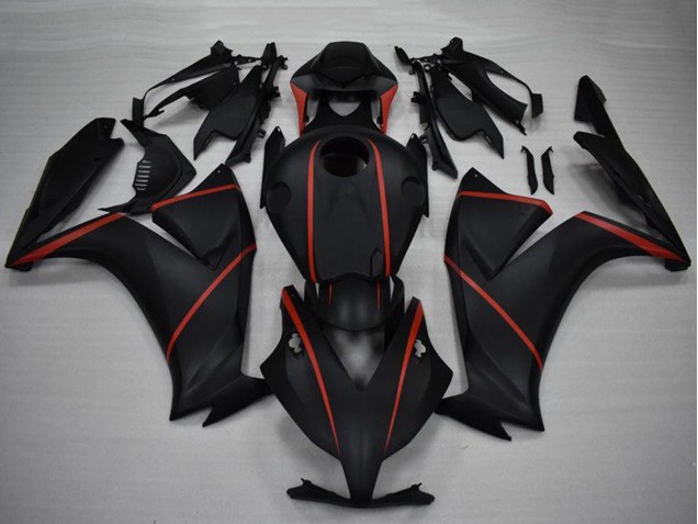 Beste Honda CBR1000RR Motorrad Verkleidung 2012-2016 - Matt Schwarz Rot