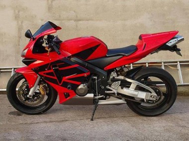 Beste Honda CBR600 F2 Motorrad Verkleidung 1991-1994 - Rot Matt Schwarz
