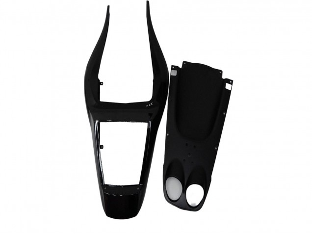 Beste Yamaha YZF R6 Motorrad Verkleidung 1998-2002 - Glanzendes Schwarz Matt Schwarz