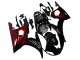 Beste Yamaha YZF R6 Motorrad Verkleidung Kit 2003-2004 - Glanzendes Schwarz Rot