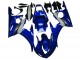 Beste Yamaha YZF R6 Motorrad Verkleidung 2003-2004 - Blau Weiss