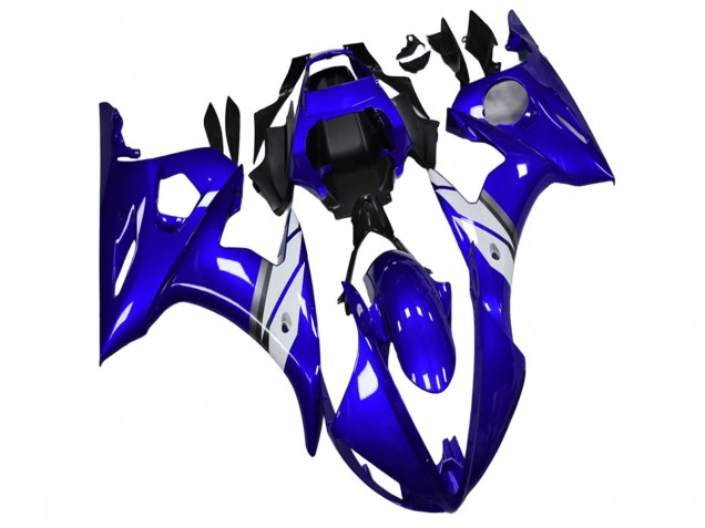 Beste Yamaha YZF R6 Motorrad Verkleidung 2003-2004 - Blau Weiss