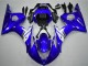 Beste Yamaha YZF R6 Motorrad Verkleidung 2003-2004 - Blau Weiss