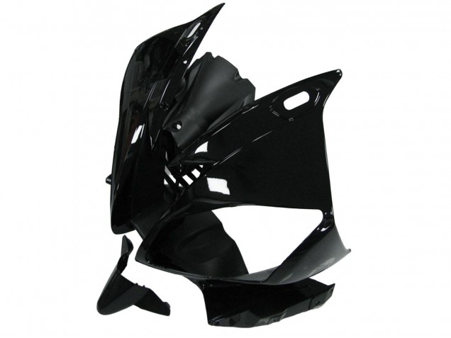 Beste Yamaha YZF R6 Motorrad Verkleidung 2006-2007 - Glanzendes Schwarz Matt Schwarz