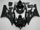 Beste Yamaha YZF R6 Motorrad Verkleidung 2006-2007 - Glanzendes Schwarz Matt Schwarz