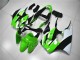 Beste Kawasaki ZX6R Motorrad Verkleidung Kit 2000-2002 - Grun Weiss Schwarz