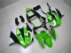 Beste Kawasaki ZX6R Motorrad Verkleidung Kit 2000-2002 - Grun Weiss Schwarz