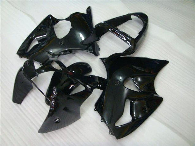 Beste Kawasaki ZX6R Motorrad Verkleidung 2000-2002 - Glanzendes Schwarz