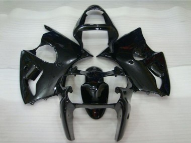 Beste Kawasaki ZX6R Motorrad Verkleidung 2000-2002 - Glanzendes Schwarz