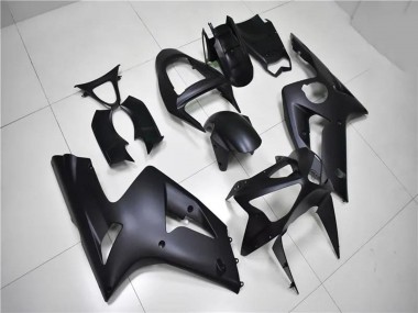 Beste Kawasaki ZX6R Motorrad Verkleidung 2003-2004 - Matt Schwarz
