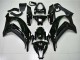 Beste Kawasaki ZX10R Motorrad Verkleidung 2011-2015 - Glanzendes Schwarz