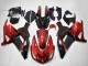 Beste Kawasaki ZX14R ZZR1400 Motorrad Verkleidung 2006-2011 - Rot Schwarz