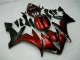 Beste Yamaha YZF R1 Motorrad Verkleidung 2004-2006 - Kastanienbraun Rot Matt Schwarz