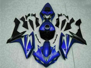 Beste Yamaha YZF R1 Motorrad Verkleidung 2007-2008 - Blau Weiss Schwarz