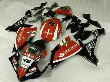 Beste Yamaha YZF R1 Motorrad Verkleidung 2007-2008 - Rot Weiss Schwarz Fimer Santunder 46