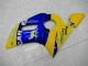 Beste Yamaha YZF R6 Motorrad Verkleidung 1998-2002 - Gelb Blau Weiss Kamel Motul