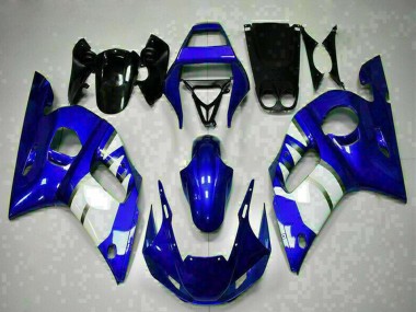 Beste Yamaha YZF R6 Motorrad Verkleidung 1998-2002 - Blau Weiss