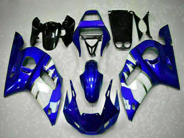 Beste Yamaha YZF R6 Motorrad Verkleidung 1998-2002 - Blau Weiss
