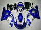 Beste Yamaha YZF R6 Motorrad Verkleidung 1998-2002 - Blau Weiss