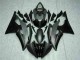 Beste Yamaha YZF R6 Motorrad Verkleidung 2008-2016 - Grau Matt Schwarz