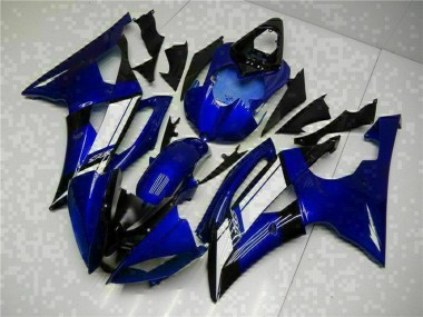 Beste Yamaha YZF R6 Motorrad Verkleidung 2008-2016 - Blau Weiss