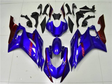 Beste Yamaha YZF R6 Motorrad Verkleidung 2017-2023 - Blau Rot