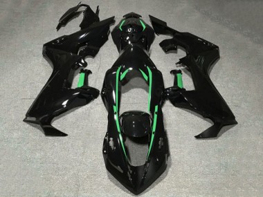 Beste Honda CBR1000RR Motorrad Verkleidung 2017-2023 - Glanzendes Schwarz Wald Grun Linie