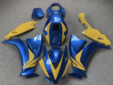 Beste Honda CBR1000RR Motorrad Verkleidung 2012-2016 - Blau Gelb