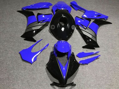 Beste Honda CBR1000RR Motorrad Verkleidung 2012-2016 - Blau Grau Glanzendes Schwarz