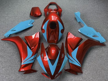 Beste Honda CBR1000RR Motorrad Verkleidung 2012-2016 - Rot Hellblau