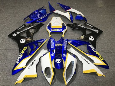 Beste Honda CBR1000RR Motorrad Verkleidung 2012-2016 - Weiss Blau Gelb Glanzendes Schwarz GoldBet