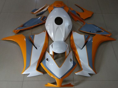 Beste Honda CBR1000RR Motorrad Verkleidung 2012-2016 - Weiss Orange Grau