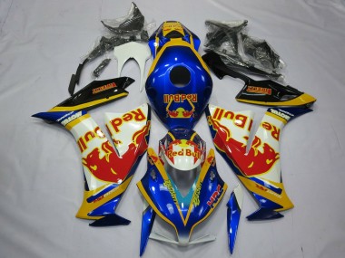 Beste Honda CBR1000RR Motorrad Verkleidung 2012-2016 - Weiss Blau Gelb Red Bull