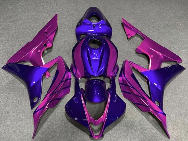 Beste Honda CBR600RR Motorrad Verkleidung 2007-2008 - Blau Rosa