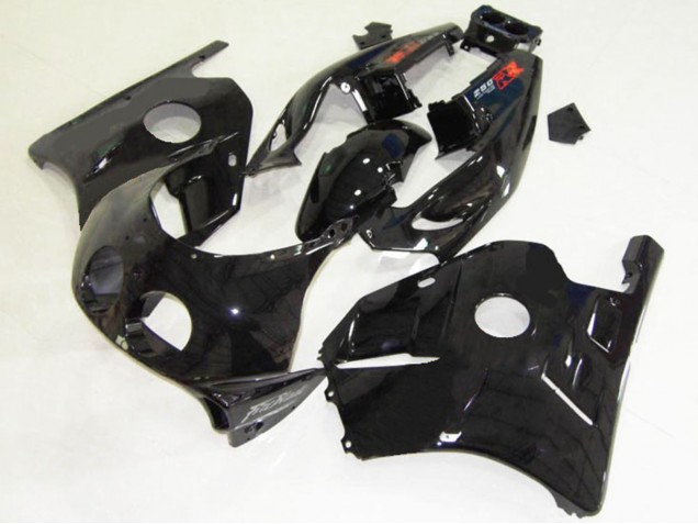 Beste Honda CBR250RR Motorrad Verkleidung 1990-1998 - Glanzendes Schwarz